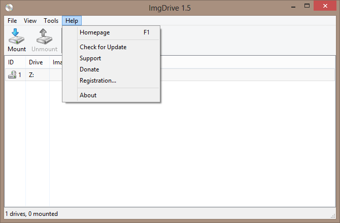 instal ImgDrive 2.0.6.0