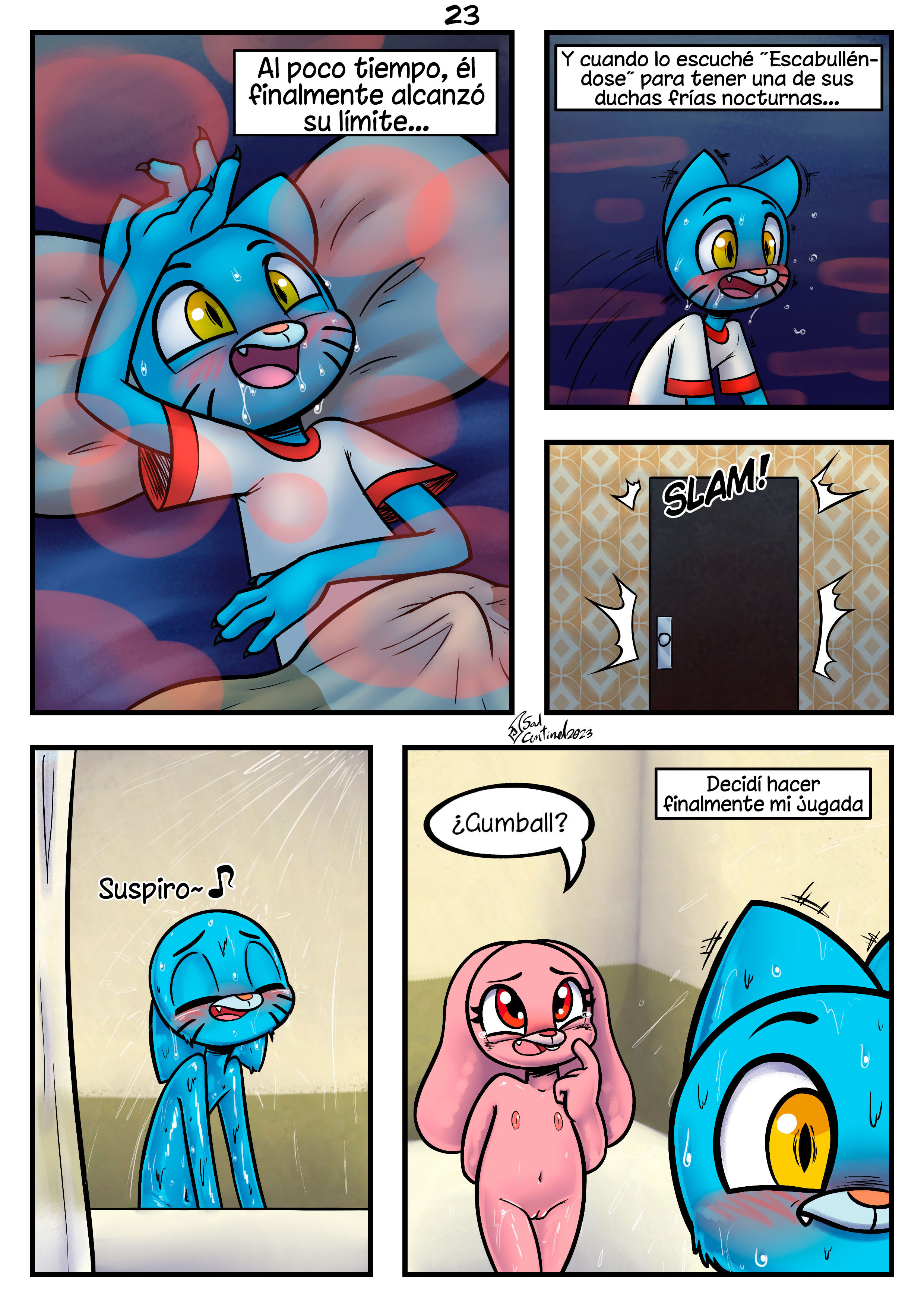 &#91;SoulCentinel&#93; No Se Permiten Maniés (Gumball XXX) - 23