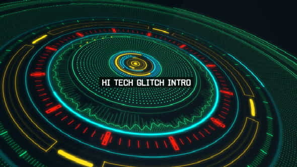 Hi Tech Glitch Intro - VideoHive 15590521