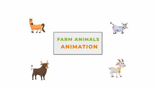 Farm Animal Animation - VideoHive 42925218