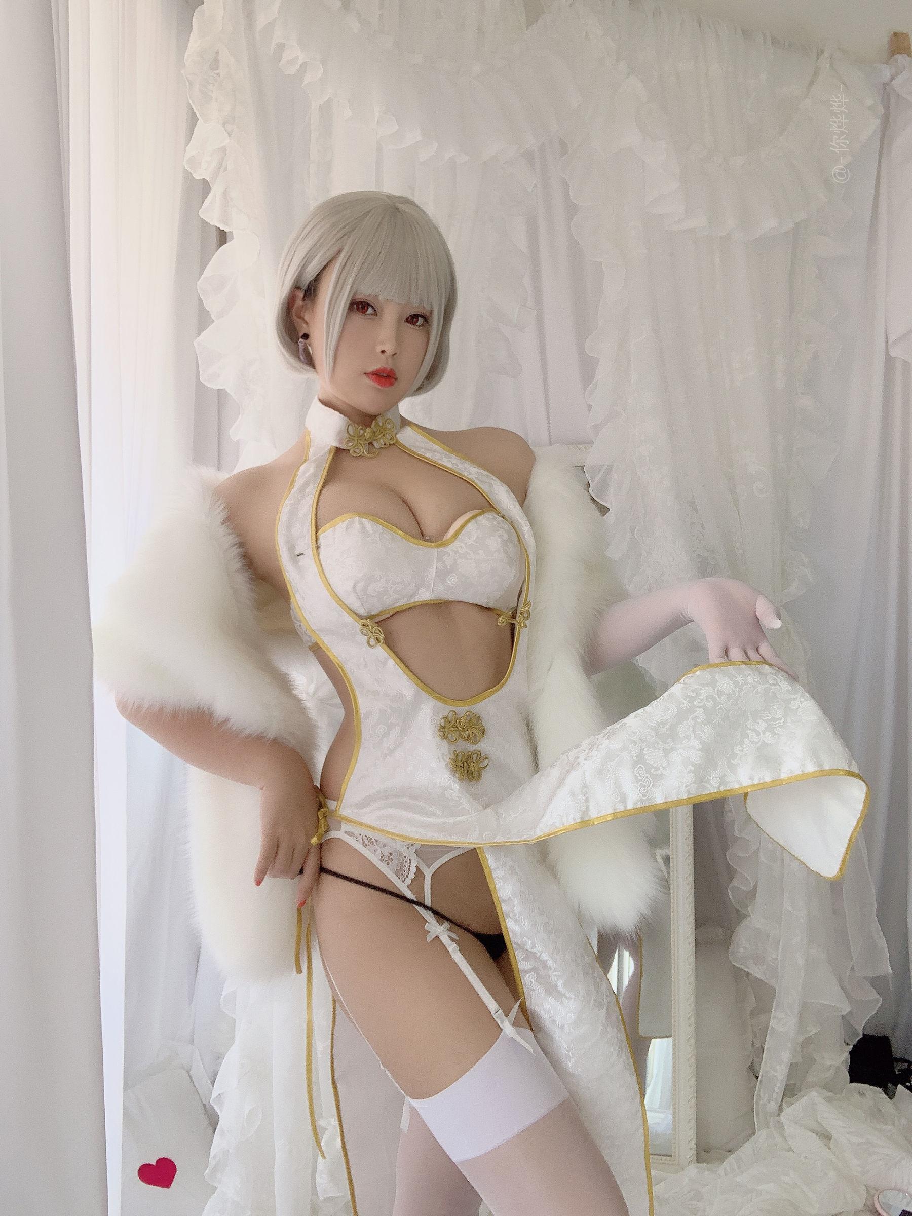 [美女Coser] -白烨- 《白旗袍》 写真集(1)