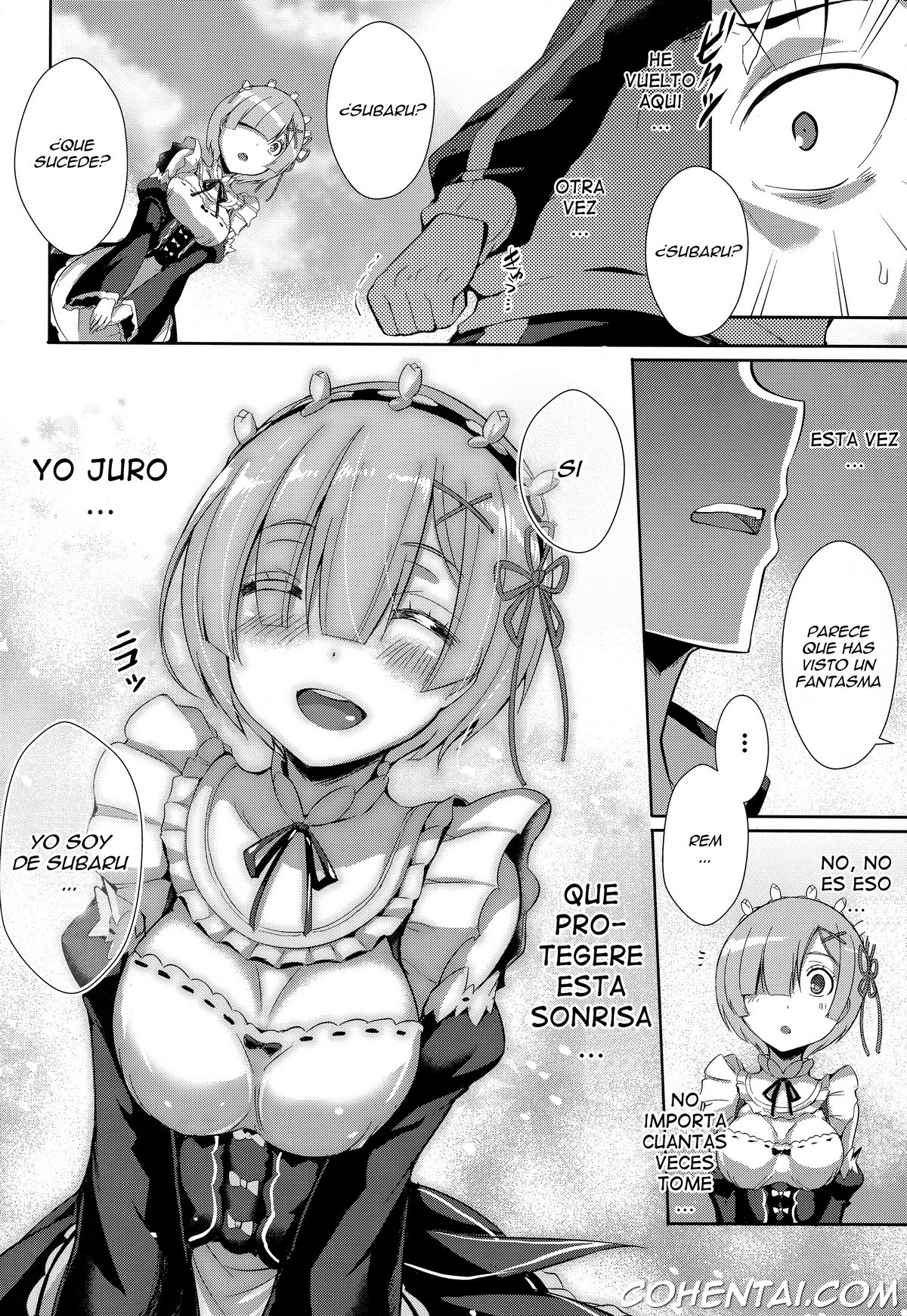 Rem Kara (Re:Zero kara Hajimeru Isekai Seikatsu) xxx comics manga porno doujin hentai español sexo 