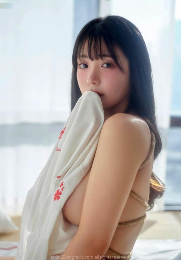 长发美女Wuyo室内SM绳艺无圣光写真(12)