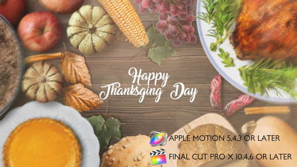 Thanksgiving Special Promo - Apple - VideoHive 29348979
