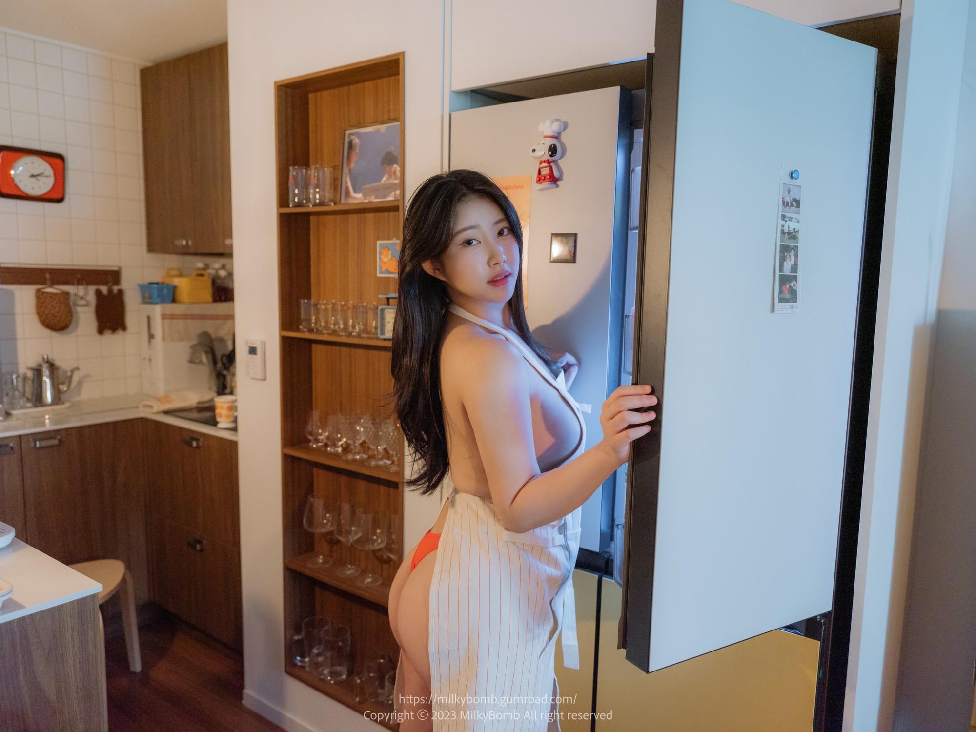 PURELISM 순수, [MilkyBomb] Apron 앞치마(24)