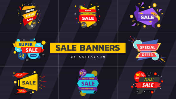 Sale Banners - - VideoHive 36476793