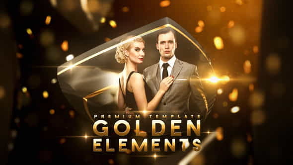 Golden Elements - VideoHive 23265907