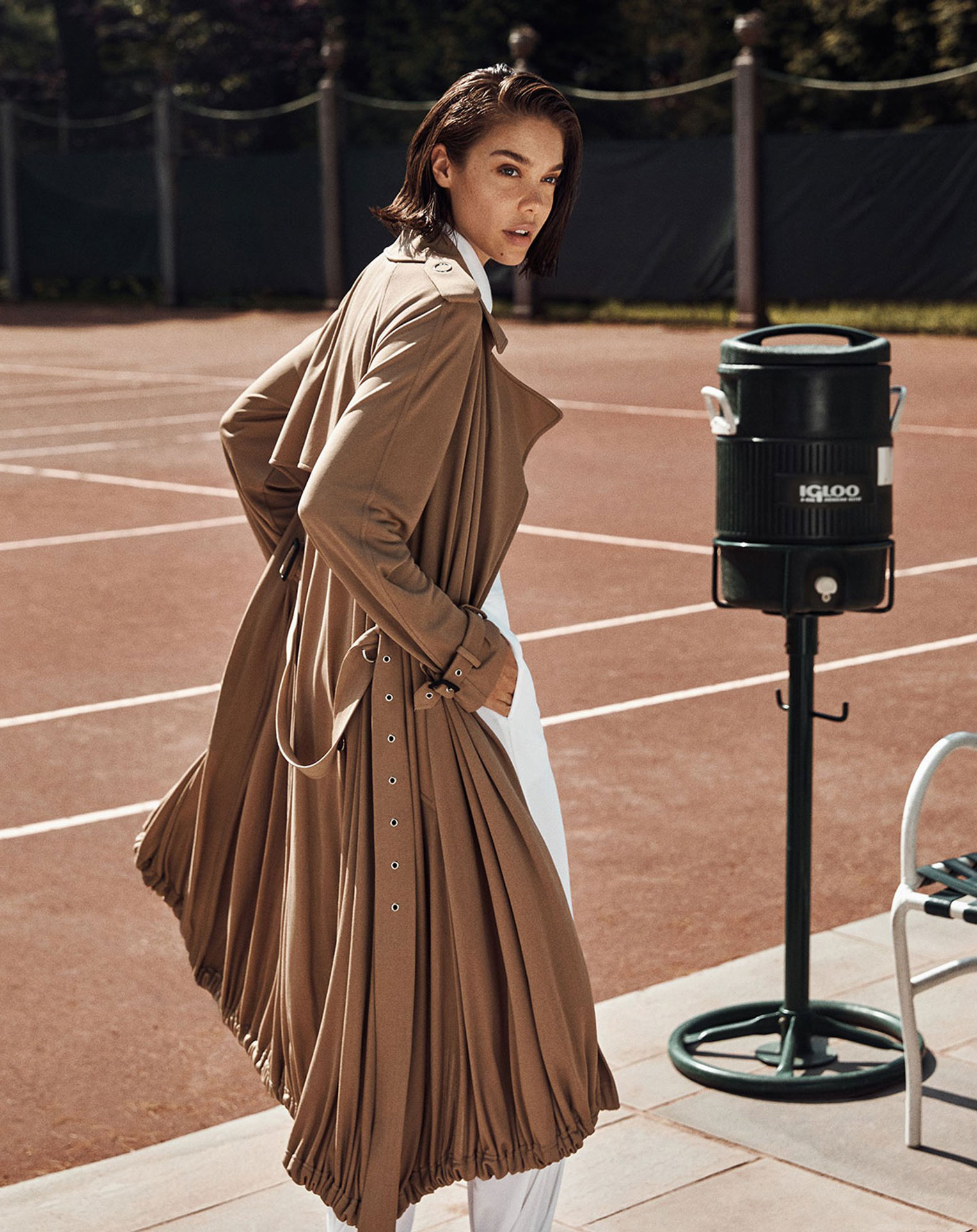 Queen of the Courts / Michelle Dantas by Yossi Michaeli -Королева кортов- Мишель Дантас в модной одежде спортивного стиля / фото 12