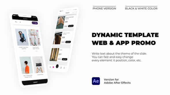 Dynamic Phone App Promo - VideoHive 25293649