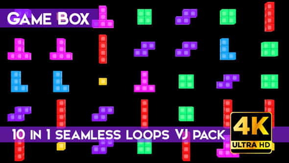 Game Box VJ Loops Pack - VideoHive 22521498