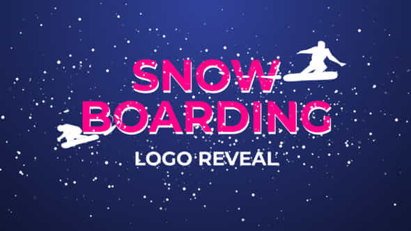 Snowboarding Logo Reveal - VideoHive 44153202