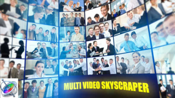 Multi Video Skyscraper - VideoHive 21251877