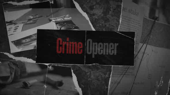 Crime Opener - VideoHive 55317205