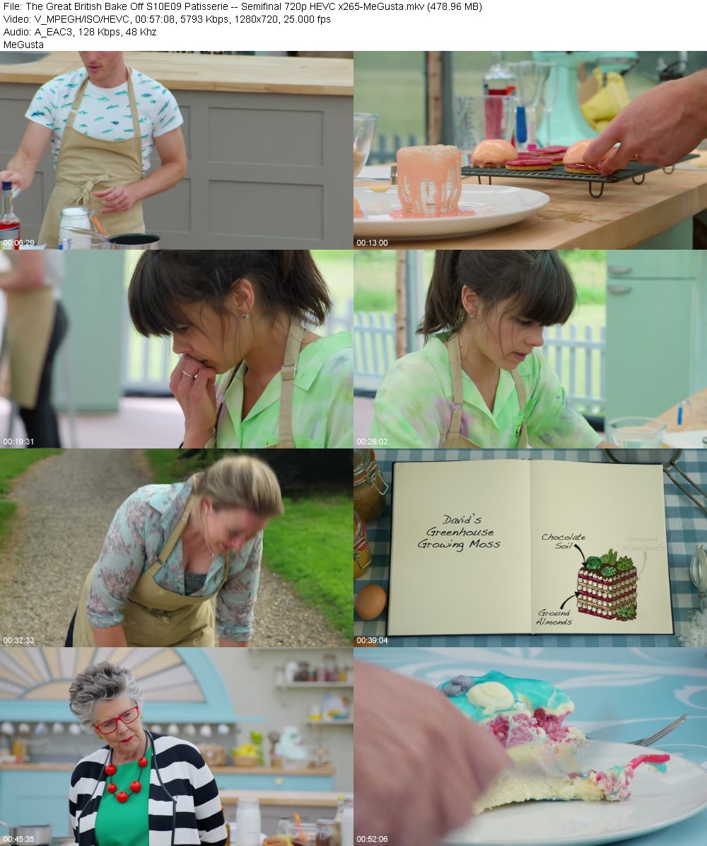 The Great British Bake Off S10E09 Patisserie -- Semifinal 720p HEVC x265-MeGusta