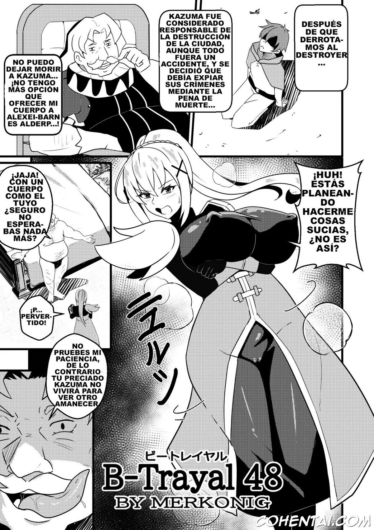 B-Trayal 48 Darkness (Kono Subarashii Sekai ni Syukufuku o!) xxx comics manga porno doujin hentai español sexo 