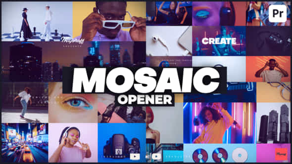 Mosaic Opener - VideoHive 49046778