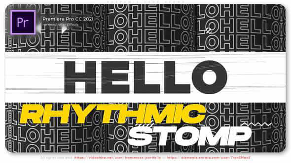 Rhythmic Typo Stomp - VideoHive 35003275