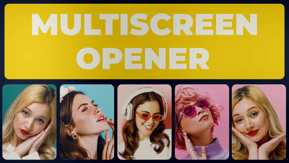 Multiscreen Opener - VideoHive 50871240