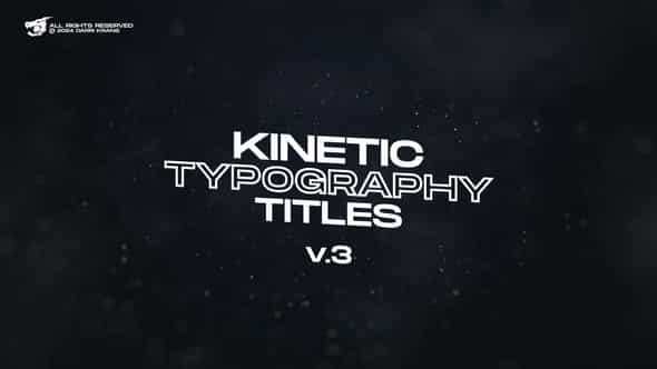 Kinetic Typography Titles V3 Mogrt - VideoHive 50353874