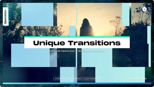 Unique Transitions - VideoHive 34217012