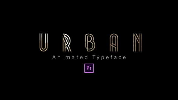 Urban - Animated Typeface - VideoHive 24801436