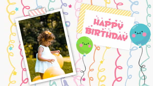 Kids Happy Birthday Slideshow - VideoHive 36380328