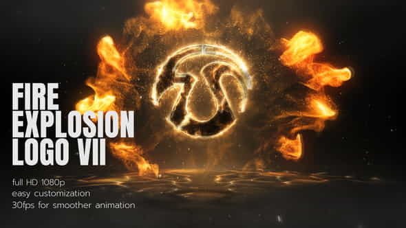 Fire Explosion Logo 2 | Fire - VideoHive 26661054