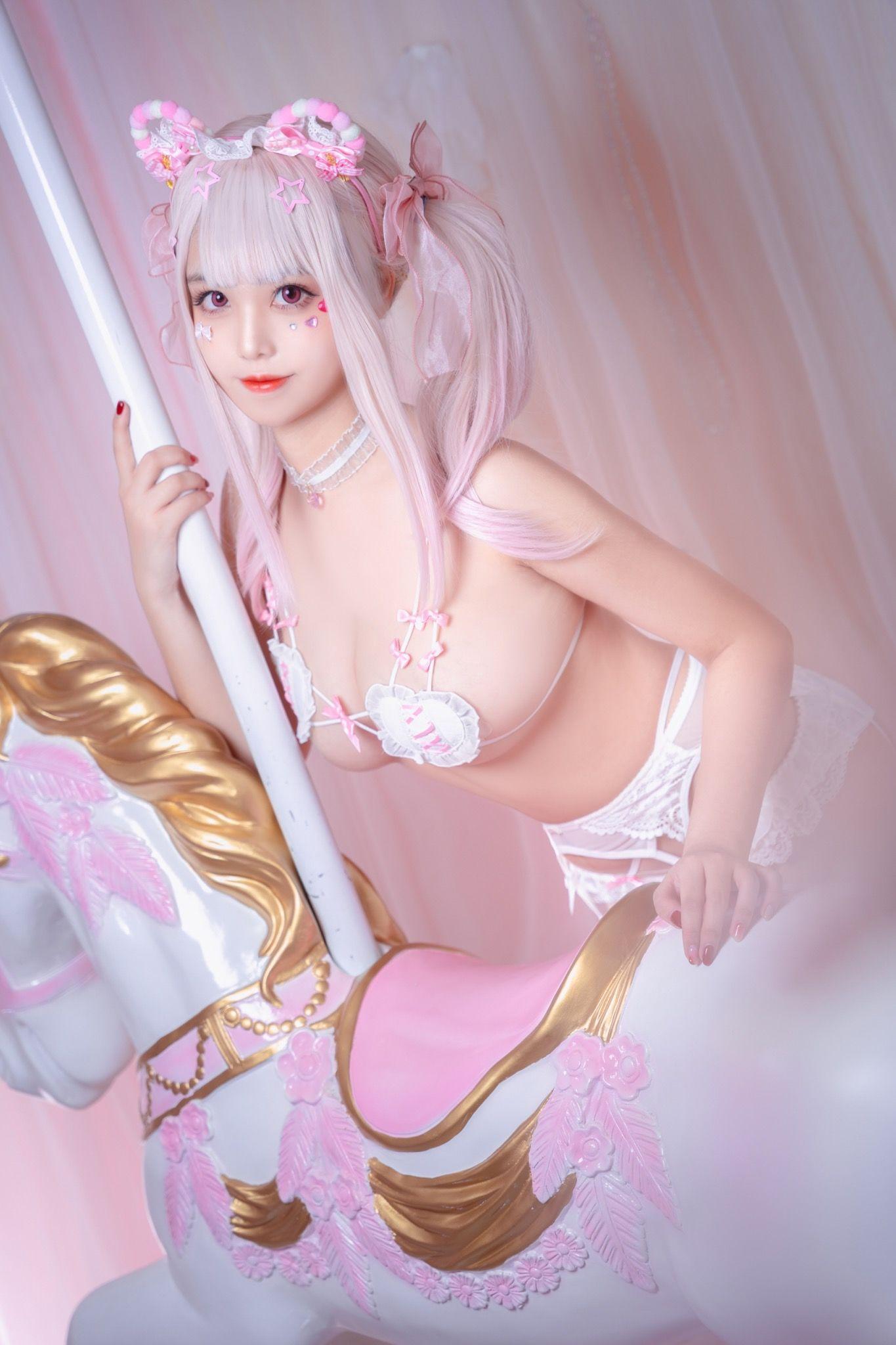 [Cosplay写真] 蜜汁猫裘 – 糖果假期(27)