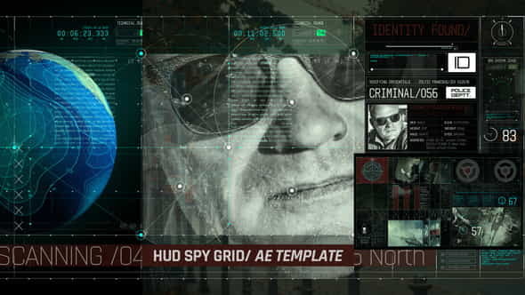 HUD Spy Grid - VideoHive 23225338