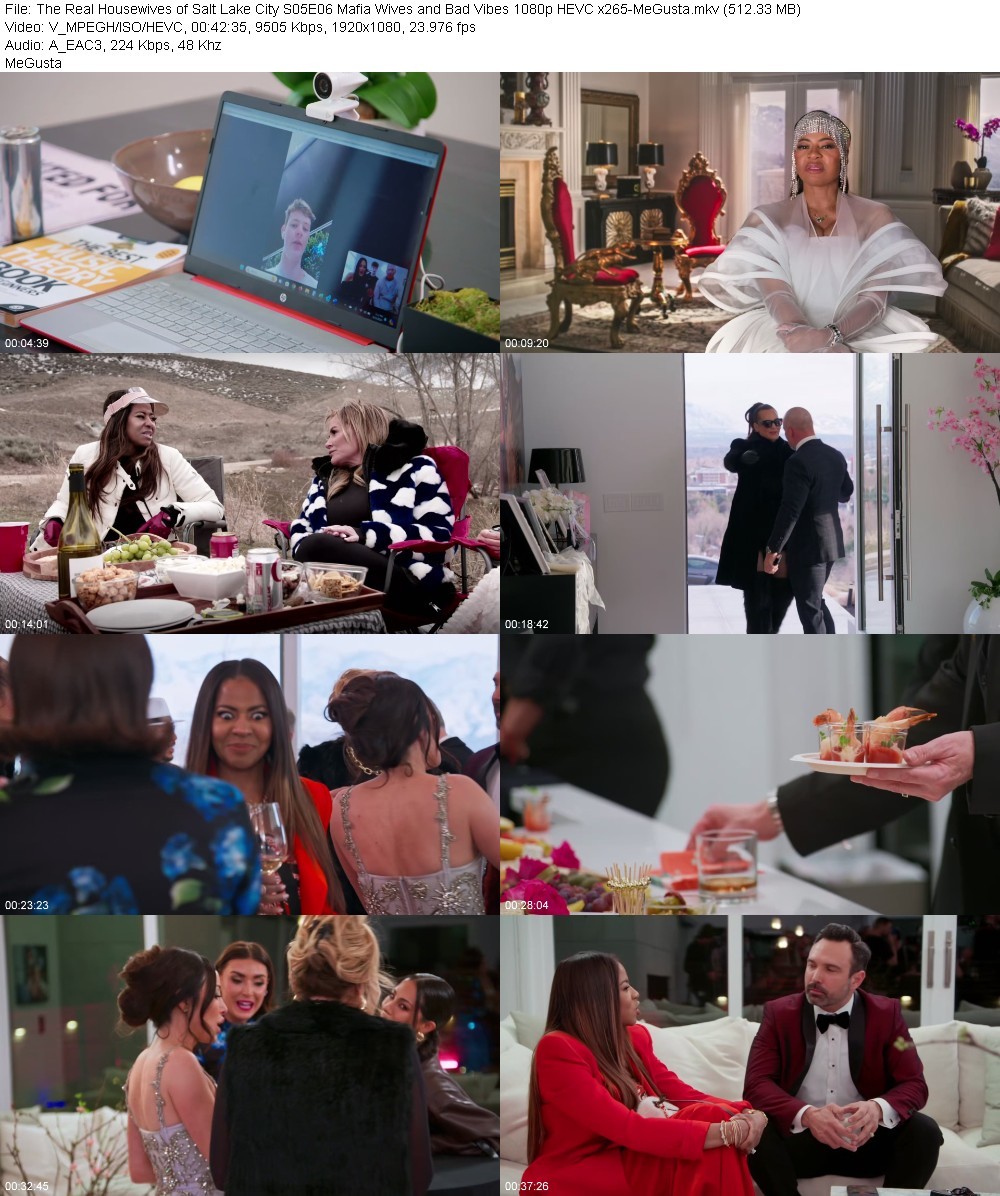 The Real Housewives of Salt Lake City S05E06 Mafia Wives and Bad Vibes 1080p HEVC x265-MeGusta