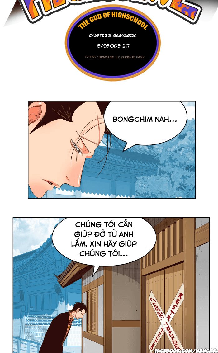 The God Of High School Chap 217 . Next Chap Chap 218