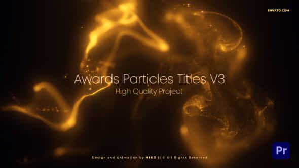 Awards Particles Titles - VideoHive 40334772