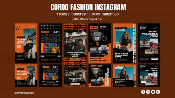 Cordo Fashion Instagram - VideoHive 45957548