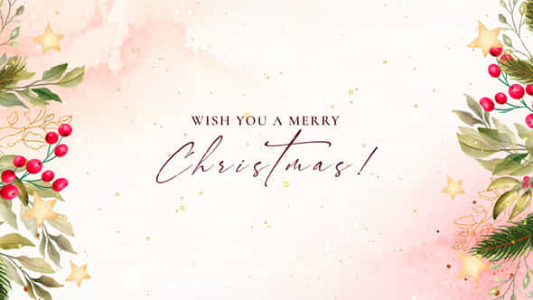 Happy Christmas New Year Wishes - VideoHive 49523261