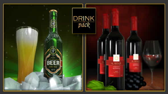 Drink Pack 2-in-1 - VideoHive 5655063