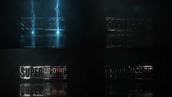 Lightning Strike Logo - VideoHive 24070093