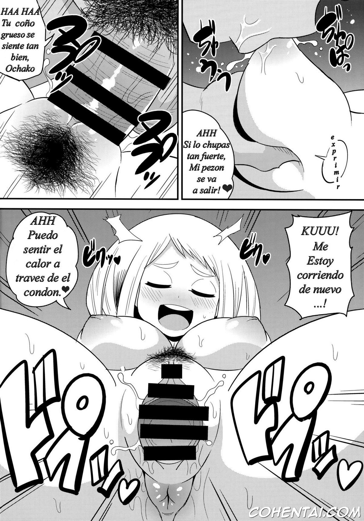 Ochako Bitch Academia (Boku no Hero Academia) xxx comics manga porno doujin hentai español sexo 