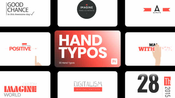 Hand Typos for - VideoHive 44085368