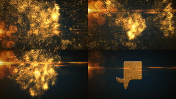Glowing Particle Logo - VideoHive 14971685