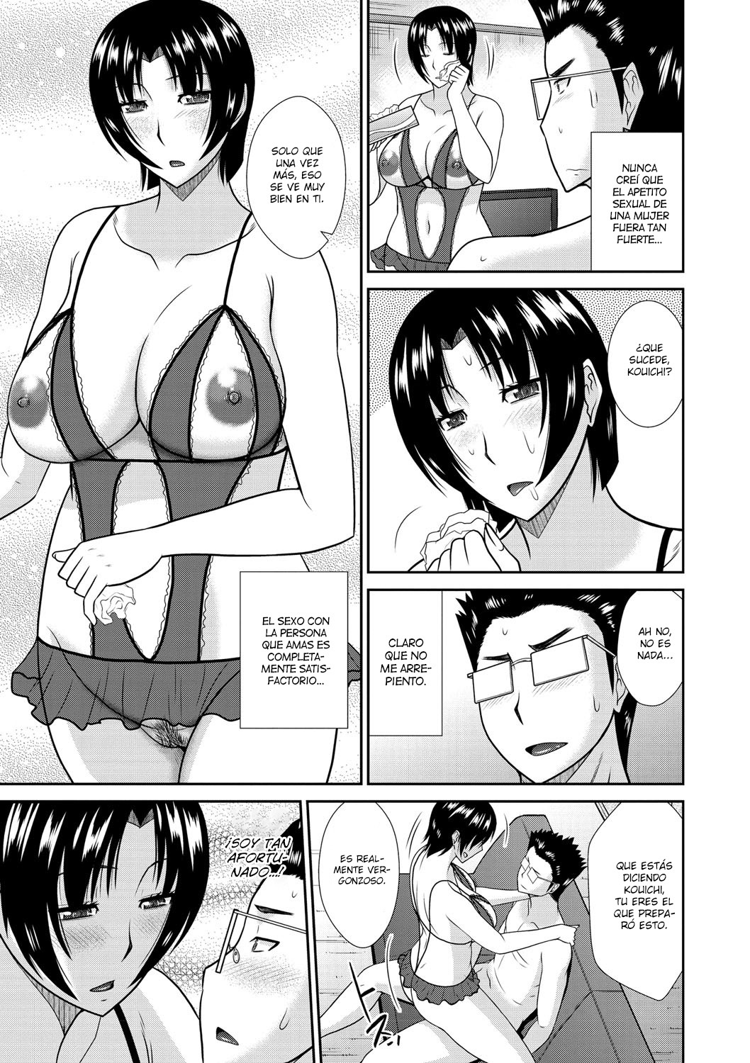 [Hatakeyama Tohya] Haha Shimai Donburi  Revolcándome con mi madre y su hermana (Haha ga Onna ni Naru Tokoro) [Spanish] [Hellsing Scans] [Digital]