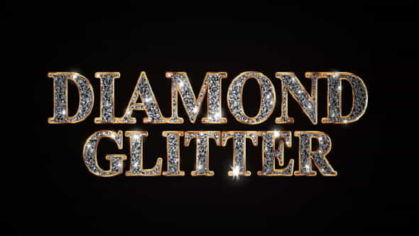 Diamond Glitter Titles - VideoHive 7576415