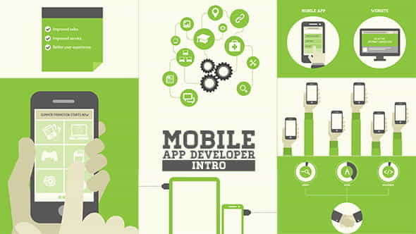 Mobile App Developer Intro - VideoHive 7910442