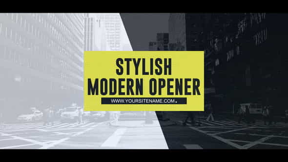 Stylish Modern Opener - VideoHive 23526182