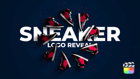 Sneaker Shoes Logo Reveal - VideoHive 51845512