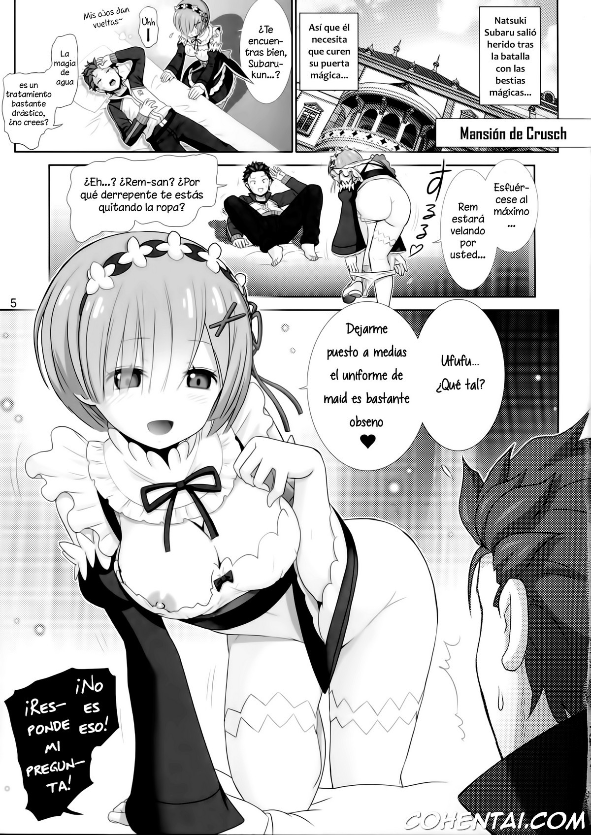 Rem-rin Maji Tenshi (Re:Zero kara Hajimeru Isekai Seikatsu) xxx comics manga porno doujin hentai español sexo Re:Zero kara Hajimeru Isekai Seikatsu Rem Subaru Natsuki