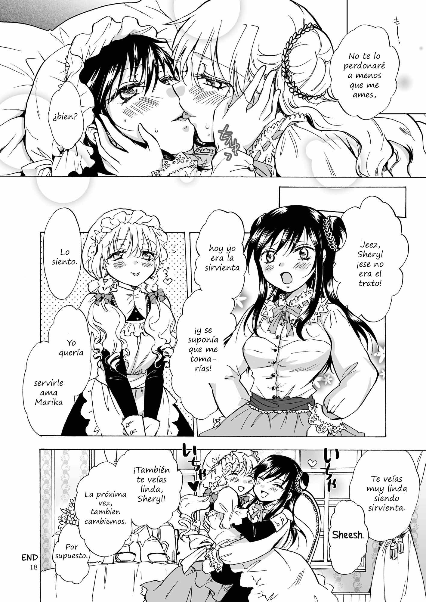 [peachpulsar (Mira)] Mistress-Maid Yuriyuri Manga - 17