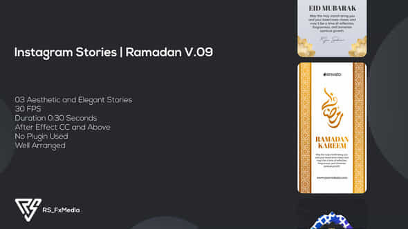 Instagram Stories Ramadan Kareem V09 - VideoHive 51632674