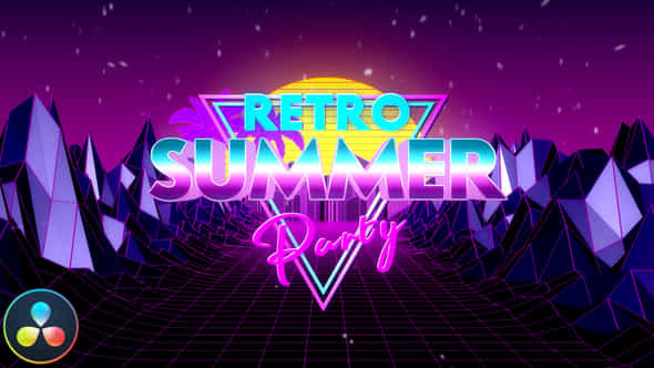 Retro Summer Party - VideoHive 33197566