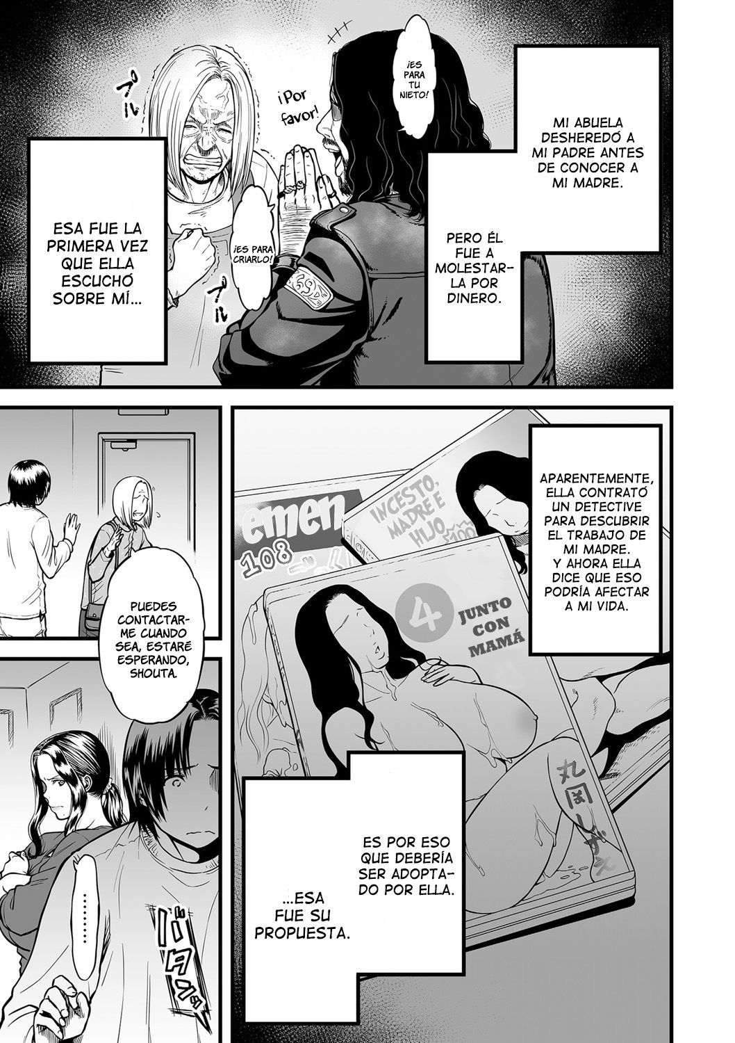 [Tsuzura Kuzukago] Boku no Kaa-san wa AV Joyuu │ Mi Mamá es una Actriz Porno Cap. 1-6 [Spanish] =P666HF=