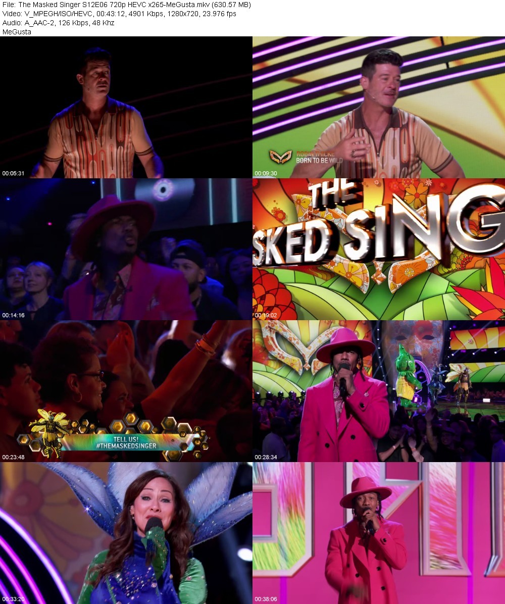 The Masked Singer S12E06 720p HEVC x265-MeGusta